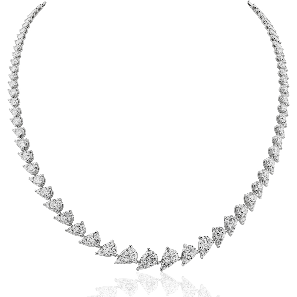 14,54 Ct. Diamond Design Necklace